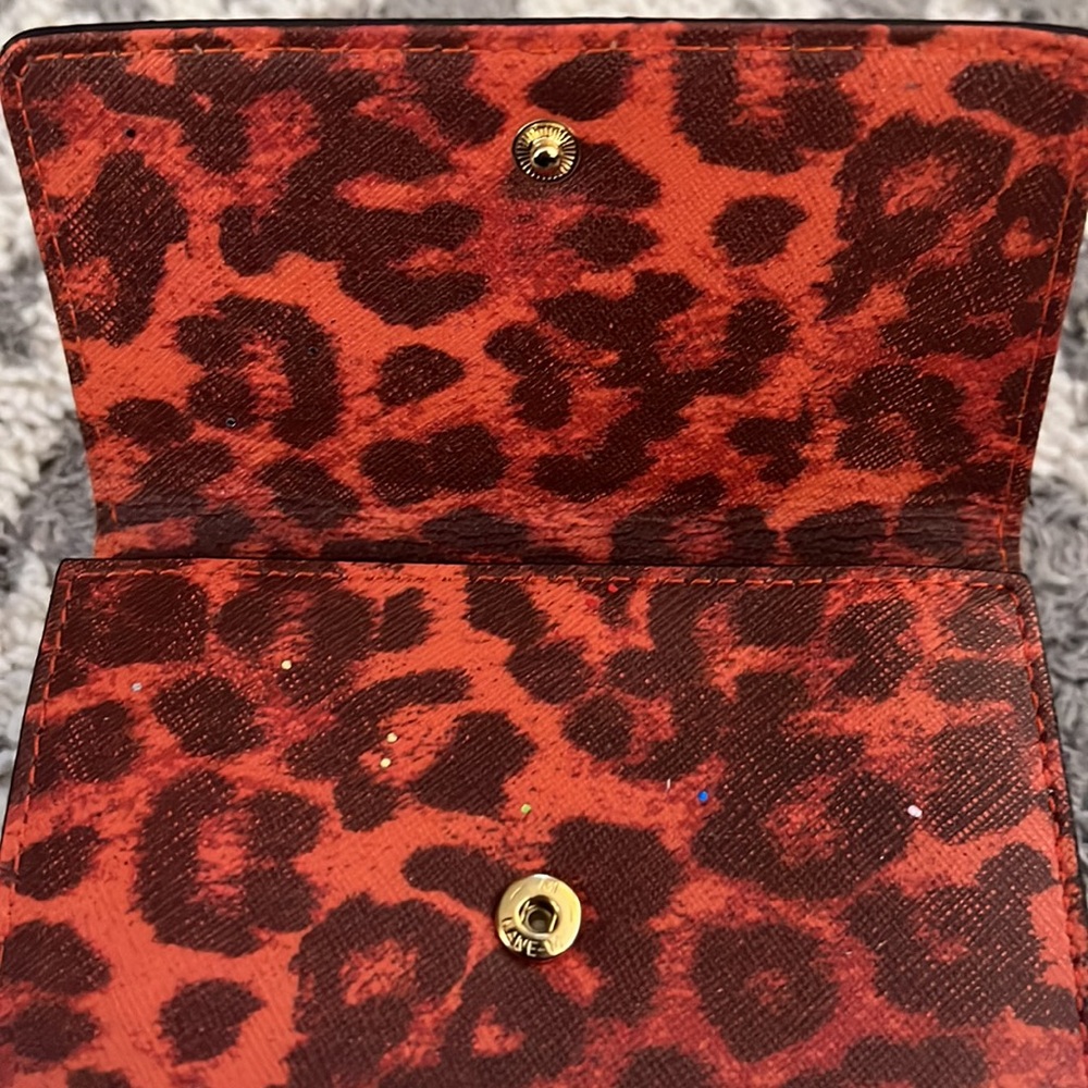 Rebecca Minkoff wallet, red leopard, pre-loved! - Picture 6 of 8